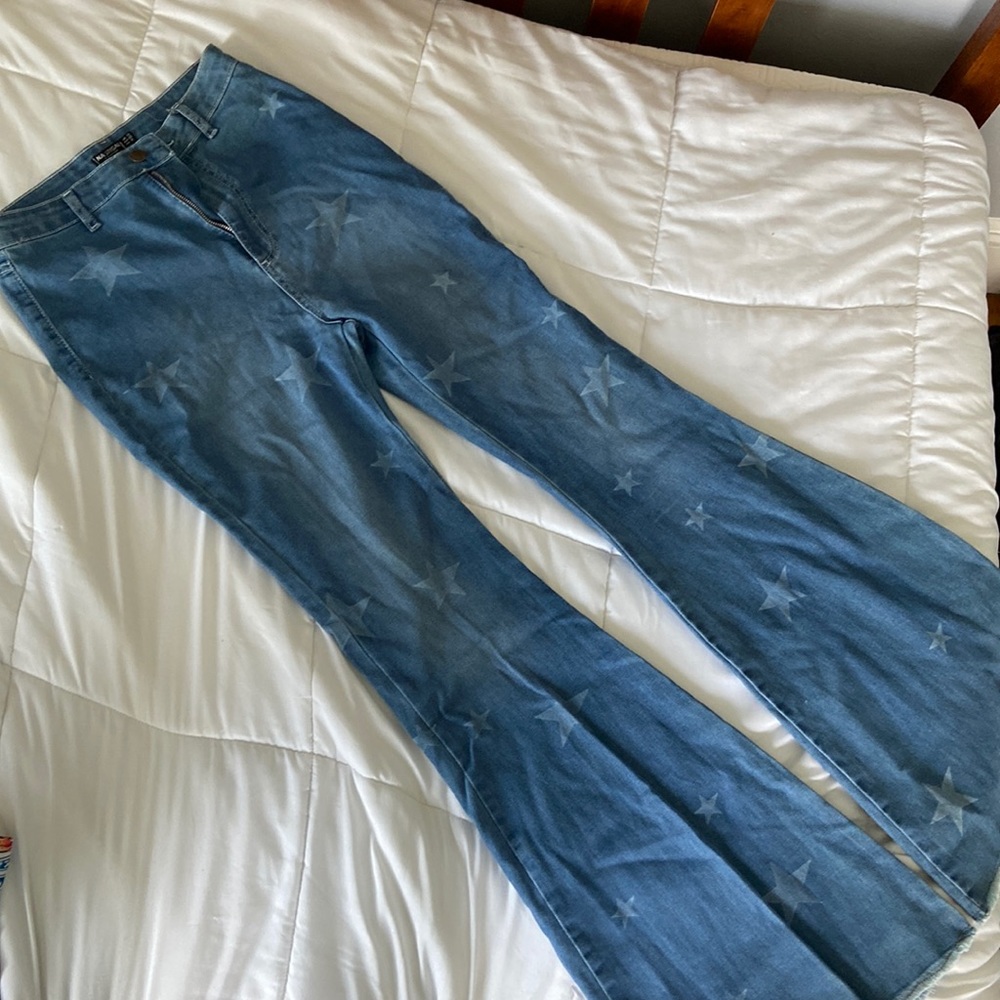 Star flare jean